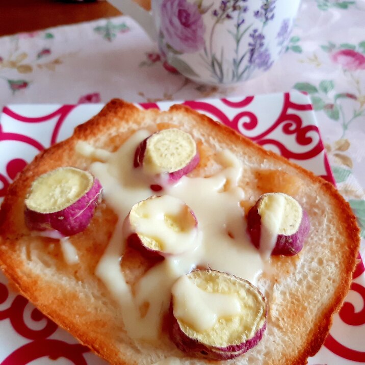 チーズとろりん〜さつまいも☆無花果ジャム☆トースト